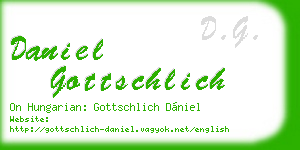 daniel gottschlich business card
